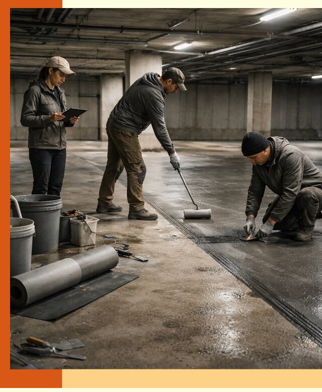 Гидроизоляция паркинга в Нягани: качественная защита зданий