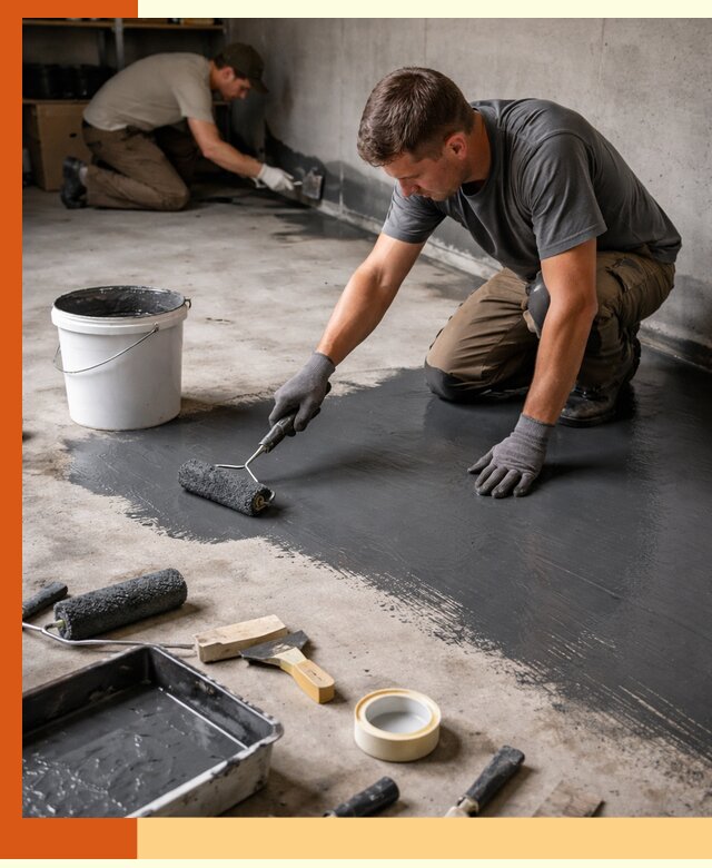 Гидроизоляция гаражного пола в Нягани — надежная защита от влаги