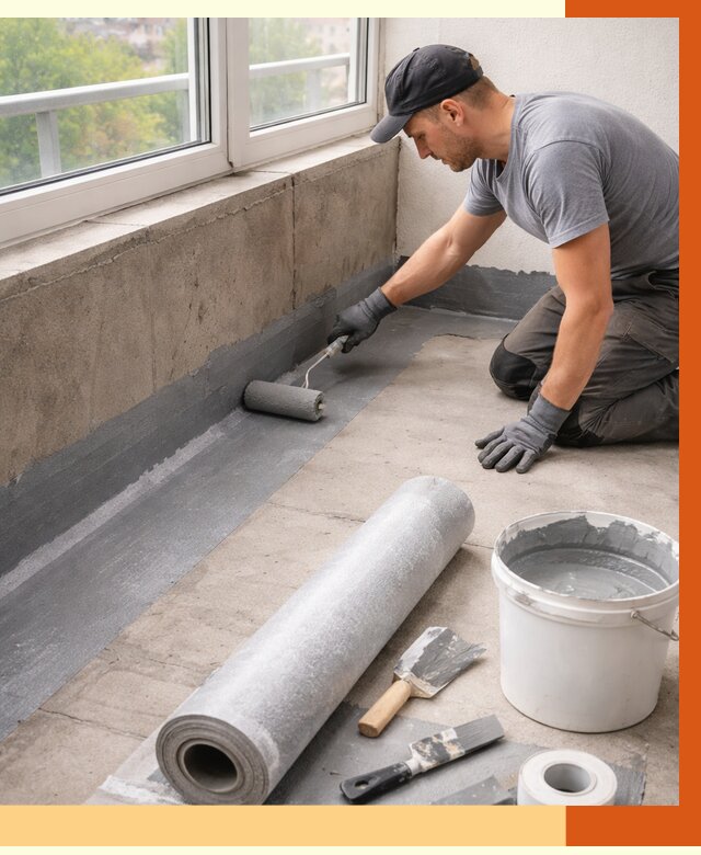 Профессиональная гидроизоляция балкона в Нягани от 4278 руб. | ТепломастерНга