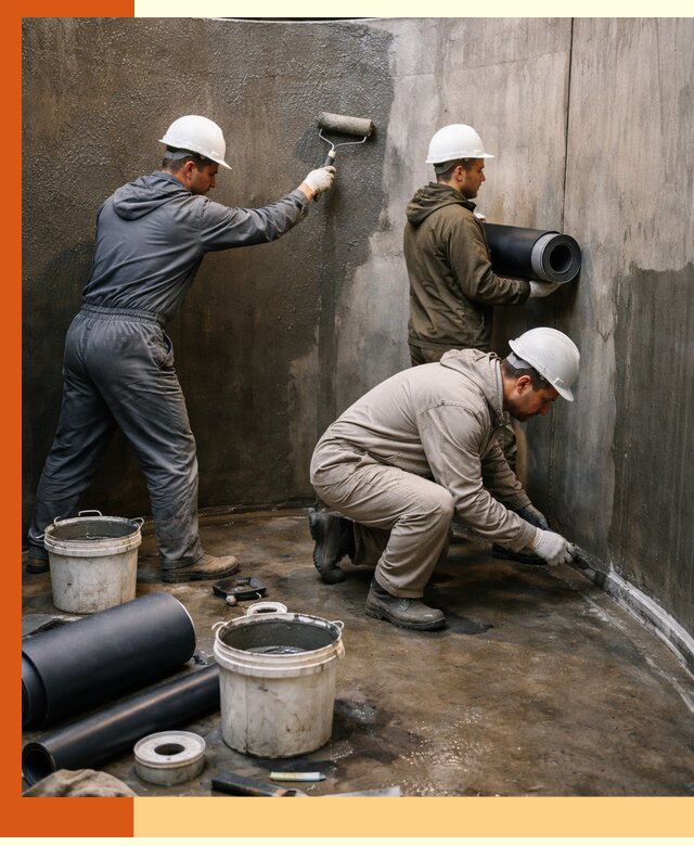 Гидроизоляция резервуара профессионально в Нягани