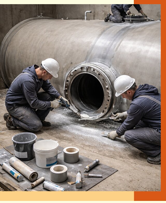 Гидроизоляция резервуара с топливом в Нягани от 76395 руб. под ключ | ТепломастерНга