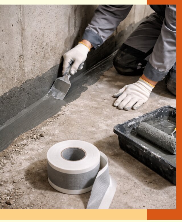 Гидроизоляция швов и герметизация стыков в Нягани от 1273 руб. | ТепломастерНга