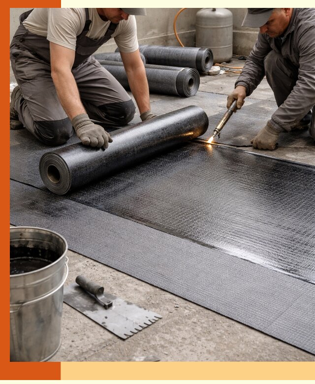 Монтаж гидроизоляционной мембраны в Нягани для зданий и конструкций