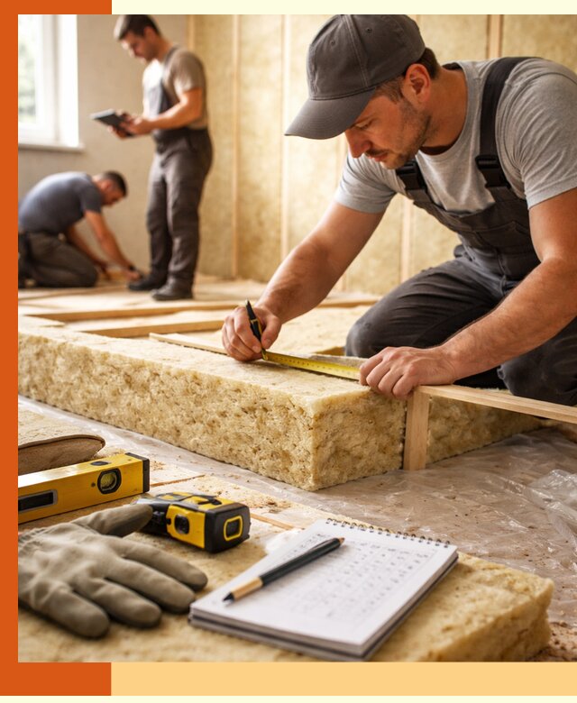 Расчет толщины утеплителя для зданий и помещений в Нягани