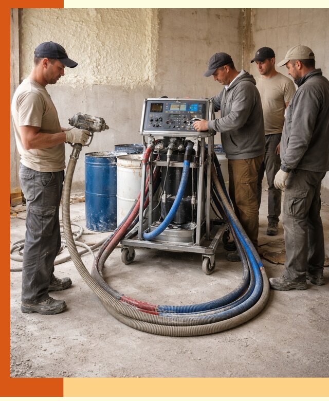 Аренда установки для напыления ППУ в Нягани на выгодных условиях